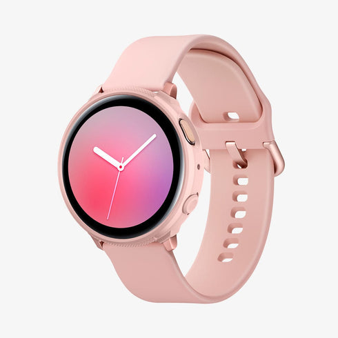 ACS06394 - Galaxy Watch 6 Classic (47mm) Case Liquid Air in matte black showing the front